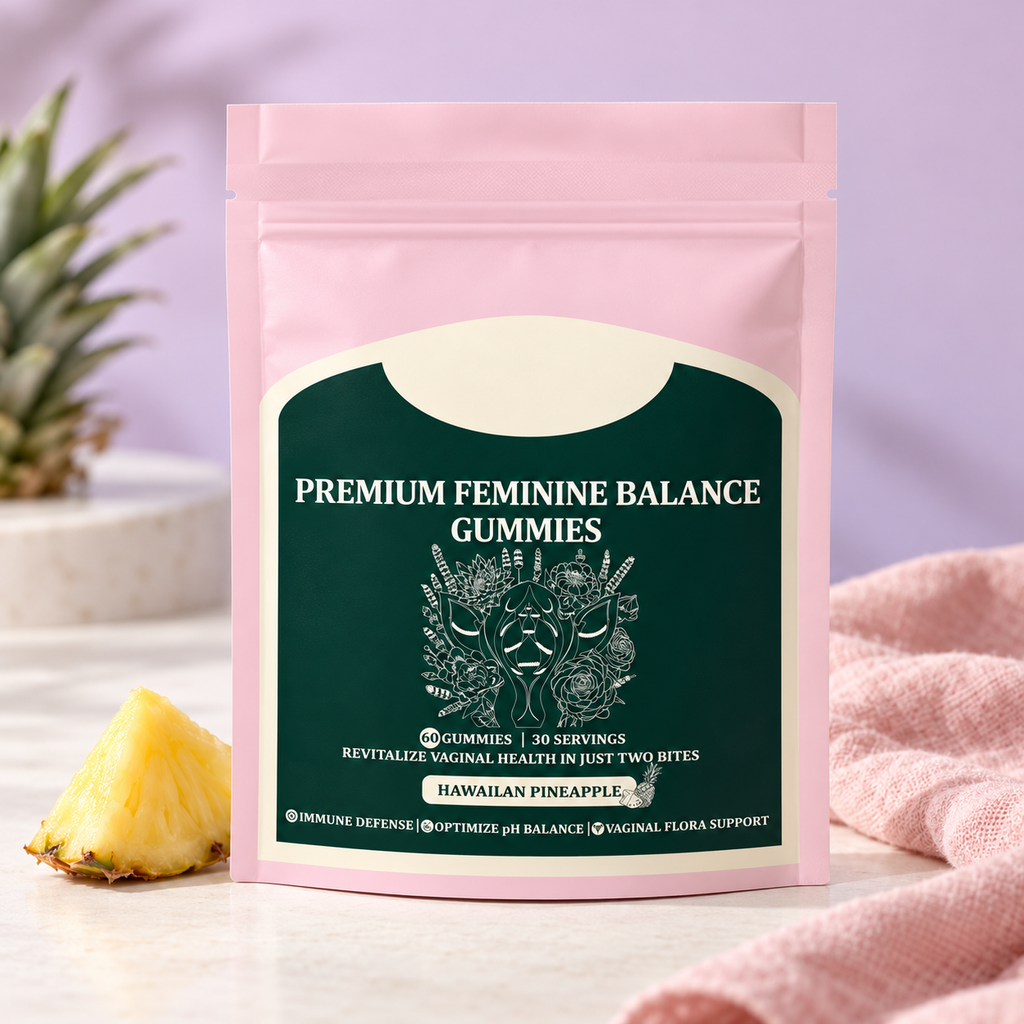 Feminine Balance Gummies – Hawaiian Pineapple, 60 Count — lifestyle photo