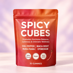 Spicy Cubes Gummies – 30 Count — pastel studio photo